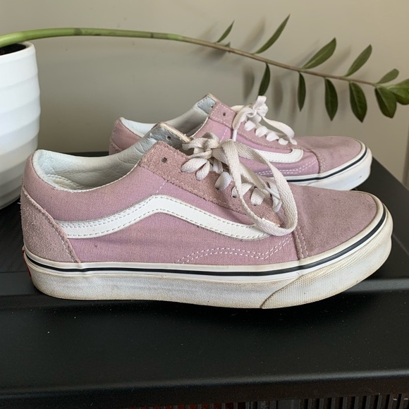 Vans Off the Wall purple and suede sneakers women’s size 6 - Picture 3 of 7